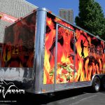 Peles Wood Fire Pizza Food Truck Wrap